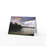Sunrise Over River at Point Park Cards