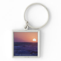 Sunrise Over The Malaga Bay Keychains