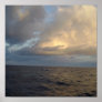 Sunrise over the ocean posters