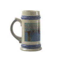 Sunrise over the rooftops coffee mugs