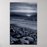 Sunrise over Whitburn Beach posters