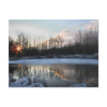 Sunrise Pond in upstate New York postcards