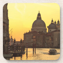 Sunrise sky colours near San Maria Del Giglio Beverage Coasters
