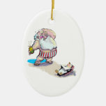 sUnScReEn sAnTa Christmas Tree Ornaments