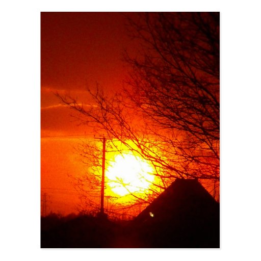 Sunset 7 post card