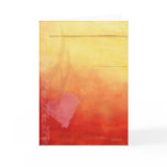 Sunset  - abstract romantic greeting Card