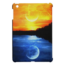 sunset and moon cover for the iPad mini