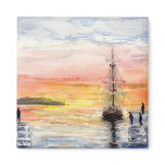 'Sunset Arrival' Magnet