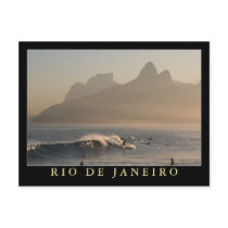 "Sunset at Arpoador, Rio de Janeiro" postcard