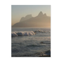 "Sunset at Arpoador, Rio de Janeiro" postcard