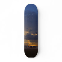 Sunset At Biscuit Basin Skate Board Deck