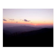 Sunset at Clingman's Dome Postcards