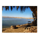 Sunset at Fatnas Island, Siwa Oasis, Africa Post Card