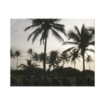 Sunset at Goa Beach in India Gallery Wrap Canvas