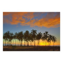 Sunset at National Historic Park Pu'uhonua o