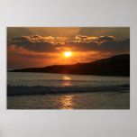 Sunset at Praia Da Luz Beach, Algarve, Portugal posters