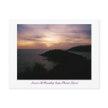 Sunset At Promthep Cape,Phuket Island postcards