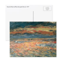 Sunset at Sea by Pierre Auguste Renoir