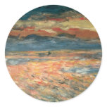 Sunset at Sea by Pierre Auguste Renoir stickers