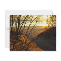 Sunset at the Beach Custom Invitations