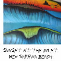 "Sunset at the Inlet" t-shirts