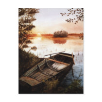 Sunset at the Lake Postcards