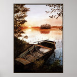Sunset at the Lake posters