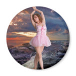 SUNSET BALLET REFRIGERATOR MAGNET