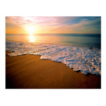 Sunset Beach Save the Date Postcard