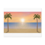 Sunset Beach Scene: postcards