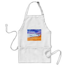 Sunset Beach Surf Ocean Waves Decor Gifts Art Aprons