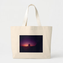 Sunset behind the Sphinx Tote Bag