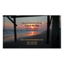 Sunset Beneath the Pier Business Card