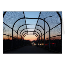 Sunset Bridge Card