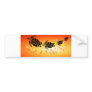 Sunset-Bubble-Turtle Bumper Sticker