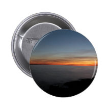 sunset by lake, Kingston, Ontario, Canada Pinback Button