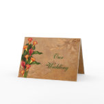 Sunset Calla Lilies Wedding Invitation