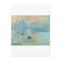 Sunset - Claude Monet Postcards