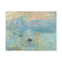 Sunset - Claude Monet Post Card