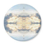 Sunset Collage Tie Dye magnets