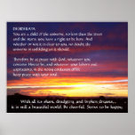 Sunset DESIDERATA posters
