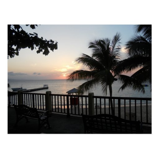 Sunset Doctor's Cave Beach Mo Bay Jamaica Post Cards