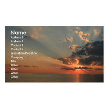 Sunset Dreams Business Card