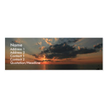 Sunset Dreams Business Card