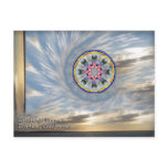Sunset Eureka Dharma Wheel postcards