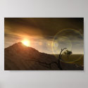 Sunset Fields Large posters
