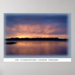 Sunset - Fort George Island Crossing  posters