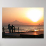 Sunset from Kamakura, Japan : Travel Photograph Posters
