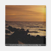 Sunset from Putsborough Beach, Woolacombe Bay, Nor Magnet