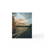 Sunset Glow on Pier notecards